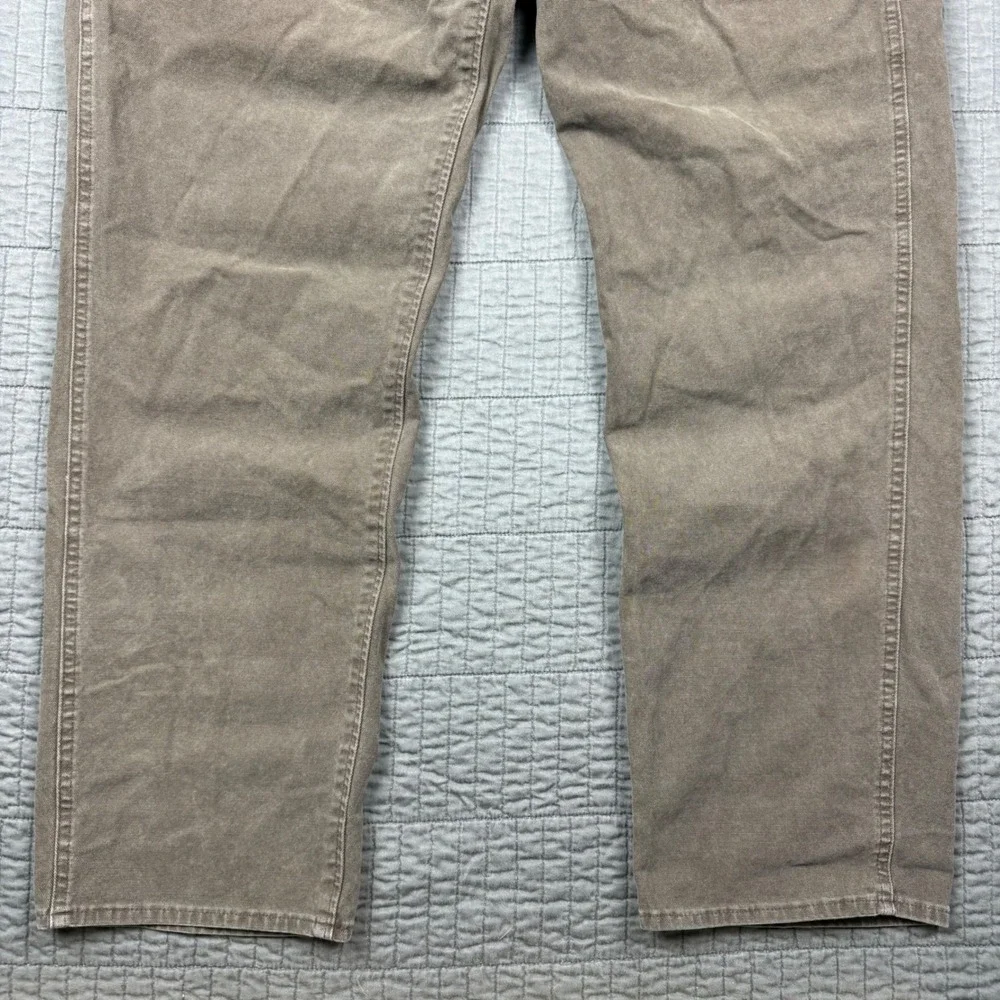Abercrombie & Fitch Carpenter Pants Men 34x34 (34x31) Brown Relaxed Fit Workwear